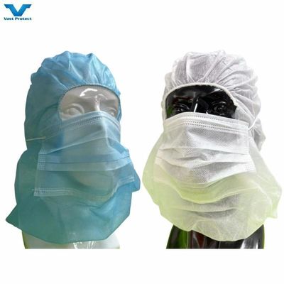 40*38cm 일회용 직무 없는 PP 닌자 우주비행사 발라클라바 덮개 헤드 후드 2 플라이 마스크
