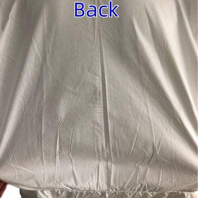 입체에 대한 호흡성 반 정적 EN1073 백색 일회용 마이크로 필름 슈트