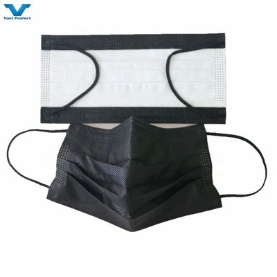 블루 화이트 블랙 에어루프 CE EN14683 인증을 가진 3 플라이 일회용 마스크