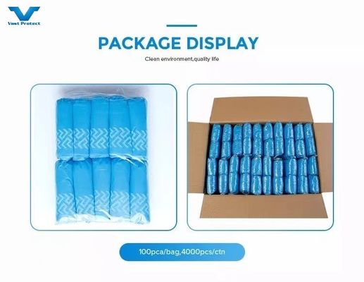 10-20g 일회용 OEM 신발 덮개 PP 10g 파란색 신발 덮개