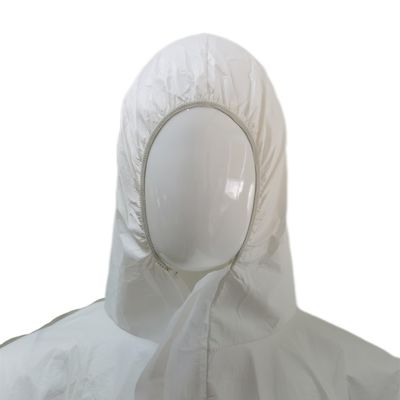 항 정적 Tyvek 400 코버럴 타입 5 6 마이크로 포러스 안전 PPE 일회용 코버럴