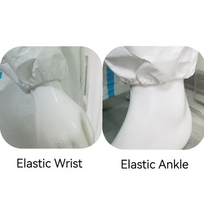 항 정적 Tyvek 400 코버럴 타입 5 6 마이크로 포러스 안전 PPE 일회용 코버럴