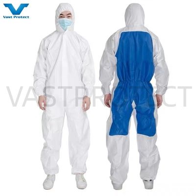 전문 PPE 안전 Tyvvk 화학 일회용 복장