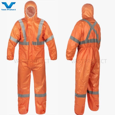 전문 PPE 안전 Tyvvk 화학 일회용 복장