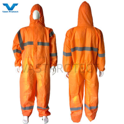 전문 PPE 안전 Tyvvk 화학 일회용 복장