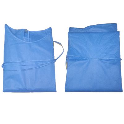 SMS 안티 정적 PPE 병원용 수술 장갑 수질성 블루 격리 장갑 120 X 140cm