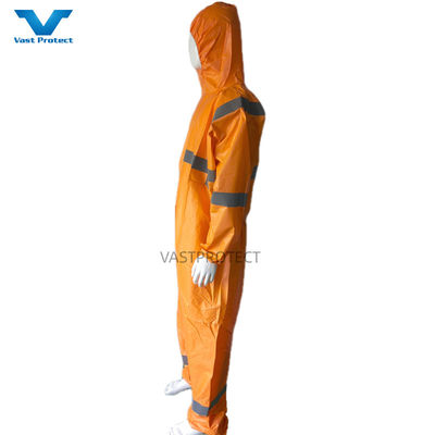 S-5XL CE 타입 5 6 반사 테이프와 가시적인 커버를 가진 일회용 커버