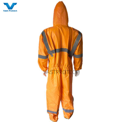 S-5XL CE 타입 5 6 반사 테이프와 가시적인 커버를 가진 일회용 커버