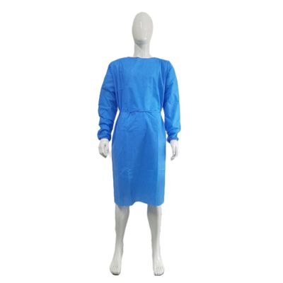 블루 호흡성 반 정적 격리 장갑 AAMI 레벨 2 3 보호 장비