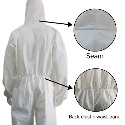 CE 타입5 6 보호복 산업용 편안한 내구성 있는 코버콜 175 X 140cm OEM