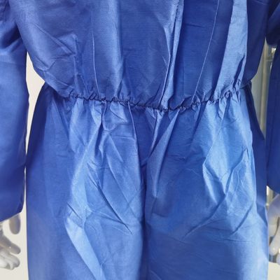 일회용 드레스 SMS 보호 가볍고 화학 보호 의류 S-5XL En14126 OEM