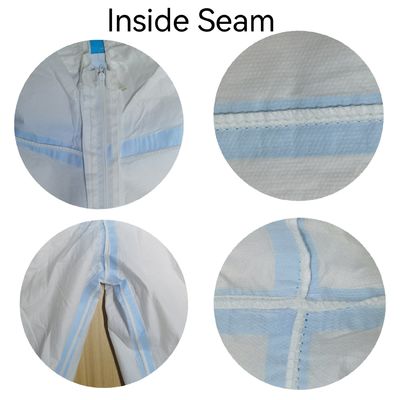 맞춤형 S-5XL CE 타입 4 5 6 50GSM-70GSM 마이크로포러스 산업용 일회용복