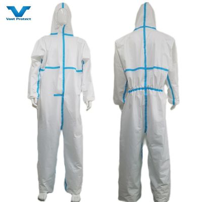 OEM 승인된 S-5XL 일회용 안전용 작업복 CE가 있는 방수용 전체복