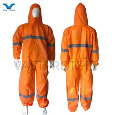 OEM 용품 유연 손목 일회용 PP PE 56GSM 반사 테이프 오렌지 콤보