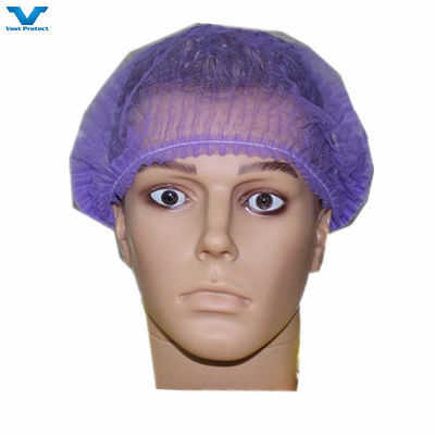 일회용 직물 비무선 모프 스트립 클립 헤어넷 캡 18" 21" 10GSM 12GSM 흰색 파란색 분홍색 빨간색 녹색 보라색 검은색
