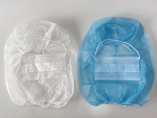식품 가공 산업 워크샵 닌자 발라클라바 두층 마스크가 있는 헤드 커버 후드