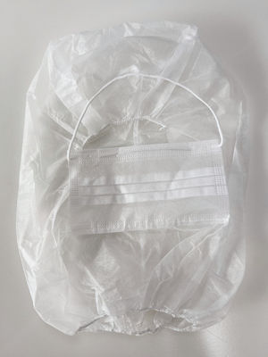 40*38cm 일회용 직무 없는 PP 닌자 우주비행사 발라클라바 덮개 헤드 후드 2 플라이 마스크