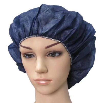 직물 없는 PP 일회용 둥근 부판 모자 10GSM 18" 19" 21" 24" 인치 흰색 파란색 녹색 분홍색 빨간색 보라색 오렌지 100개 당 가방 1000개 당 카튼