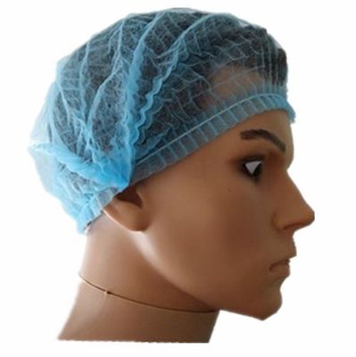 보호 PPE 안전 방수 일회용 비조직 PP 모브 클립 스트립 부펀트 헤어넷 머리 머리 덮개 모자