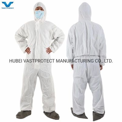 산업용 안전 PPE 직물 없는 일회용 마이크로 포러스복