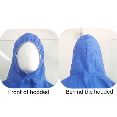 화학적 보호복 Sterilization SMS 방수 방 먼지 Hooded Overalls