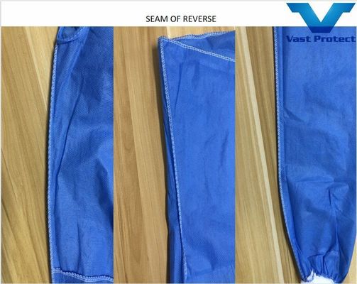 로고 인쇄 없이 SMS 격리 드레스 코버올 가볍고 유체 내성