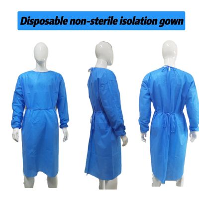 M/L/XL 방수 비균성 격리복 AAMI 레벨 1/2/3 SMS 비조직 보호복