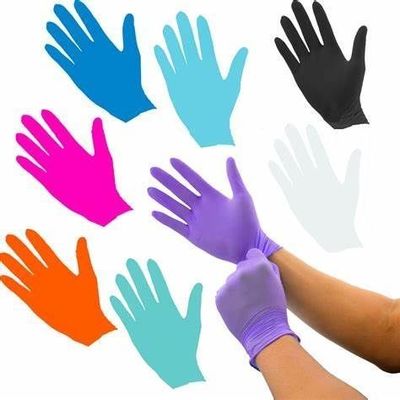 산업 청소 및 안전용 9 Prime Length Nitrile 검사 장갑 S M L XL