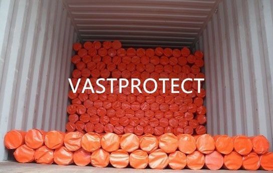 VASTPROTECT 12FT*100FT 오렌지 PE 텐플린 롤 가구 를 손쉽게 보호 하십시오