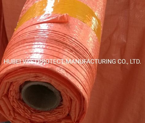 VASTPROTECT PVC 코팅 스타일 이중 오렌지 리프 پروف 폴리 롤 12 프라임
